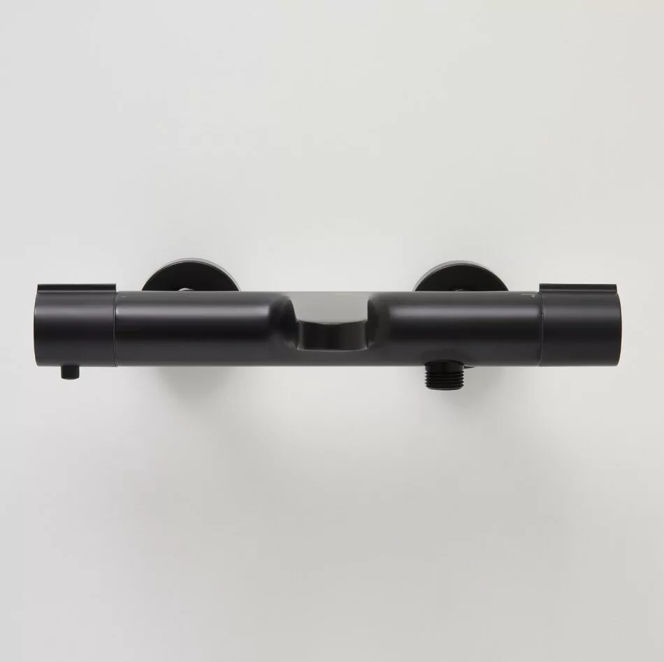 Смеситель для ванны WasserKraft Elbe 7411 Thermo черный Soft-touch