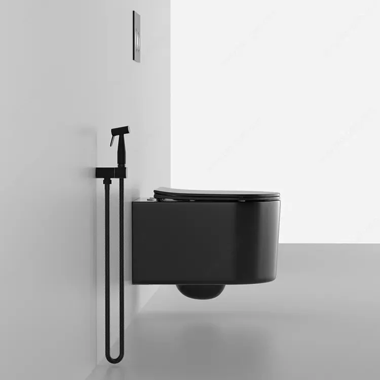 Унитаз Ceruttispa Tanaro Aria MB CT9238 подвесной, черный матовый