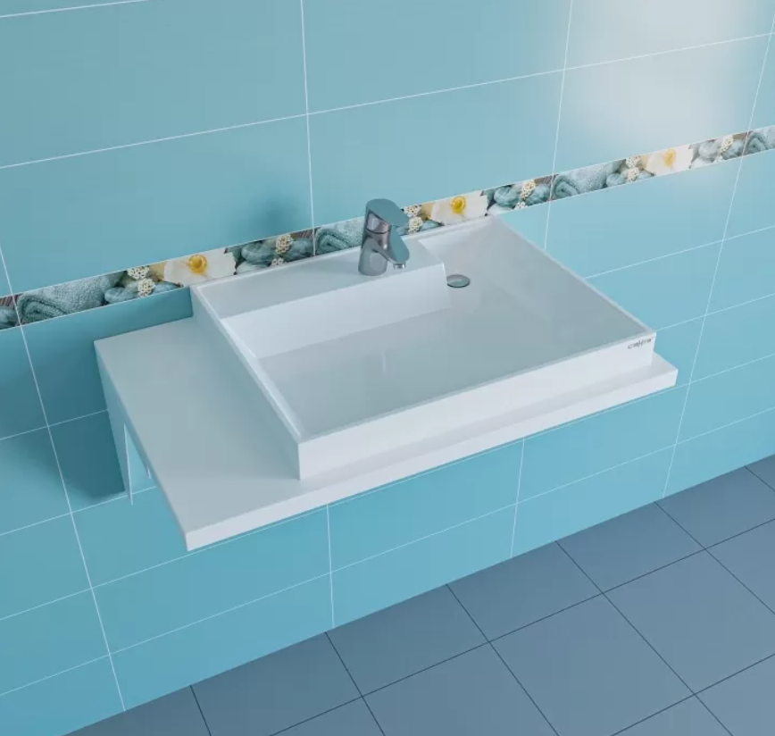 Раковина Санта Юпитер 800х500 R белая