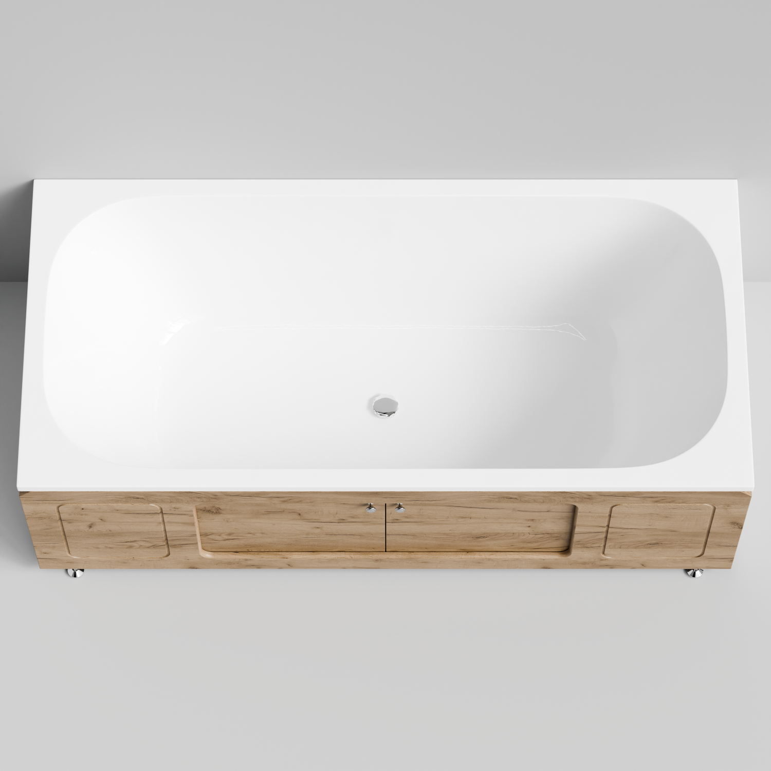 Экран под ванну Vod-ok Лидер 180 раздвижной Дуб Тортуга