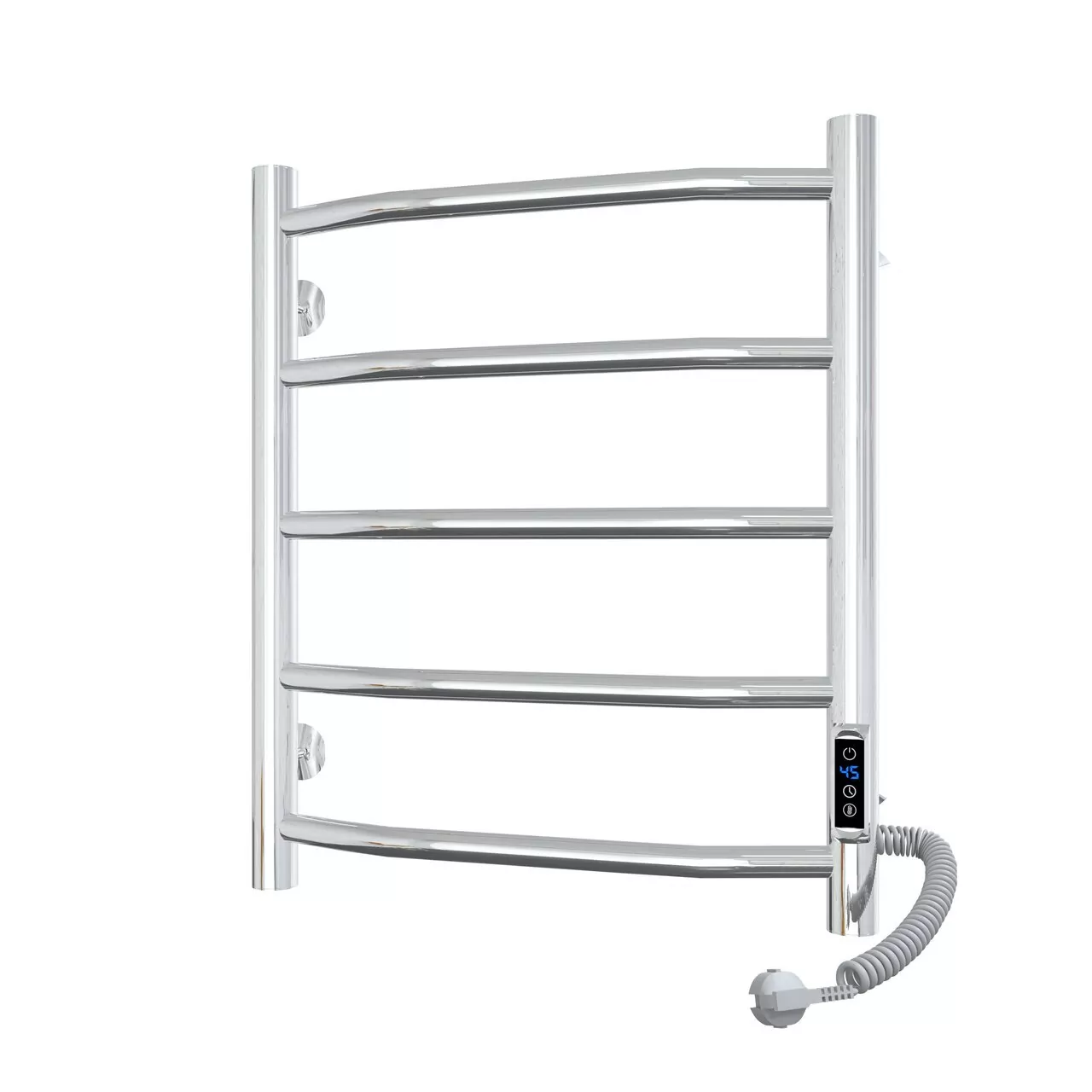 Полотенцесушитель электрический Laris Виктория П5 400х500 с терморегулятором, правый, хром
