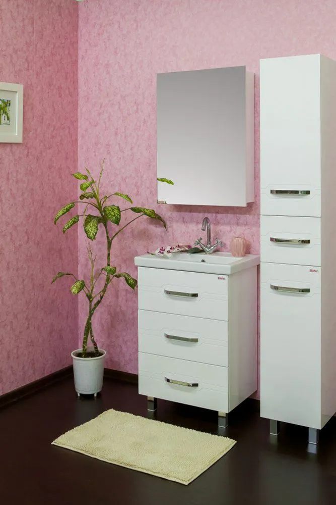 Зеркало-шкаф Sanflor Анкона 60 R белый