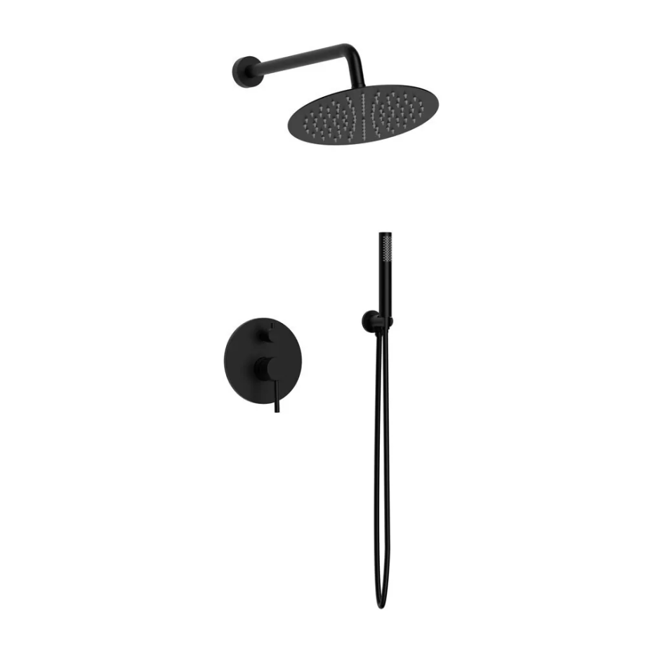 Душевой комплект Raiber Graceful RPB-005 черный матовый