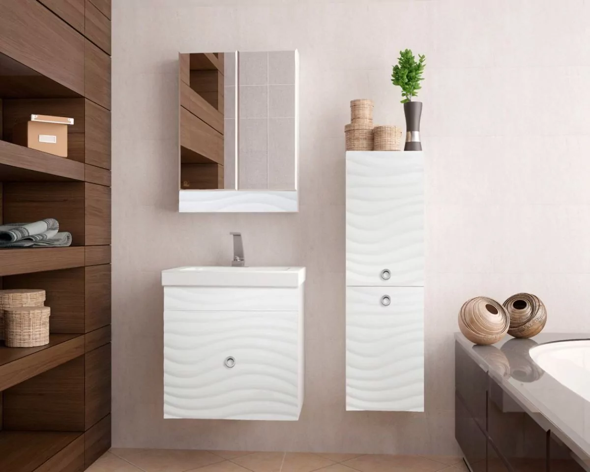 Зеркало-шкаф Style Line Вероника 60 белый от магазина Vanna-Vanna.ru!