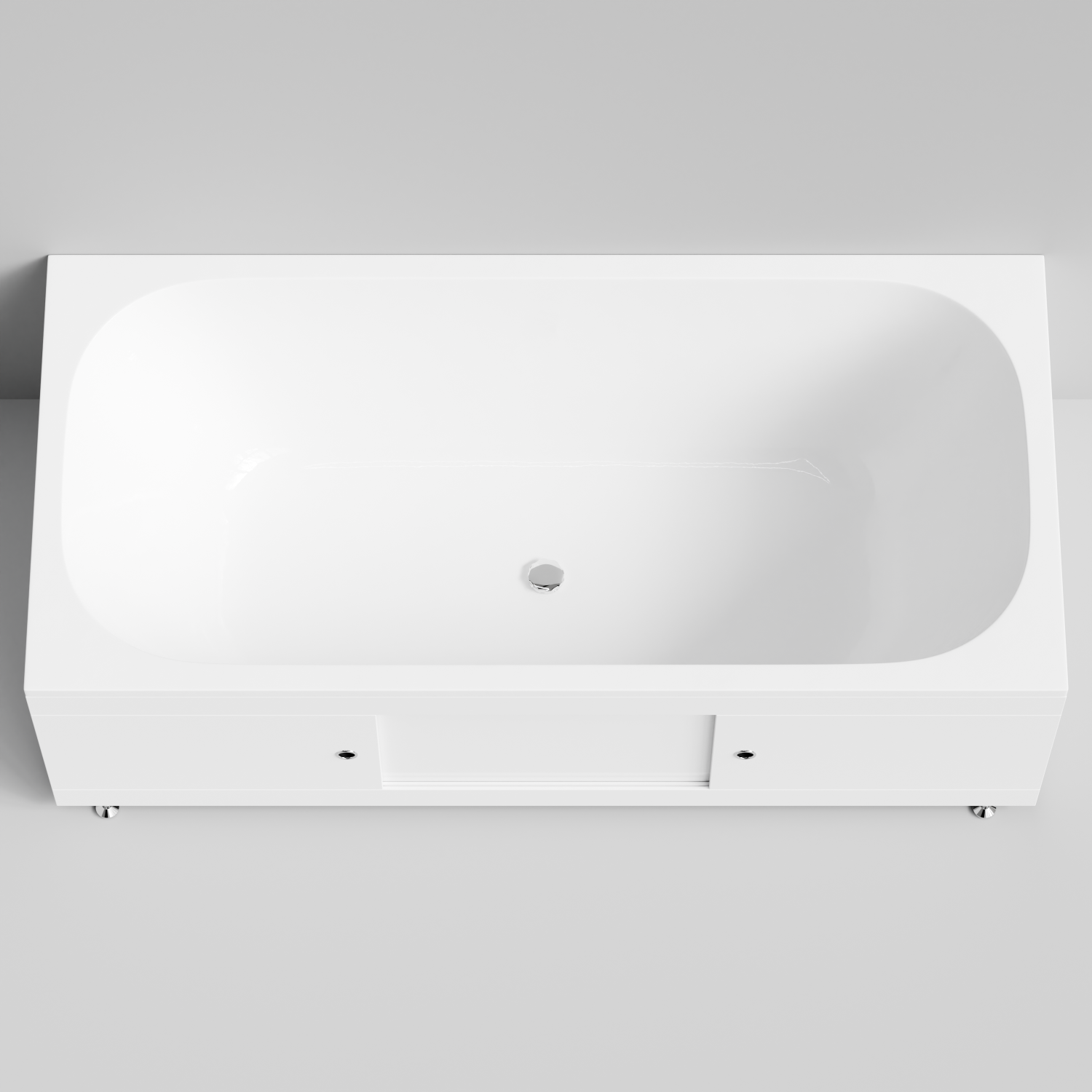 Экран под ванну купе Vod-ok 180 раздвижной белый + 13 цветов