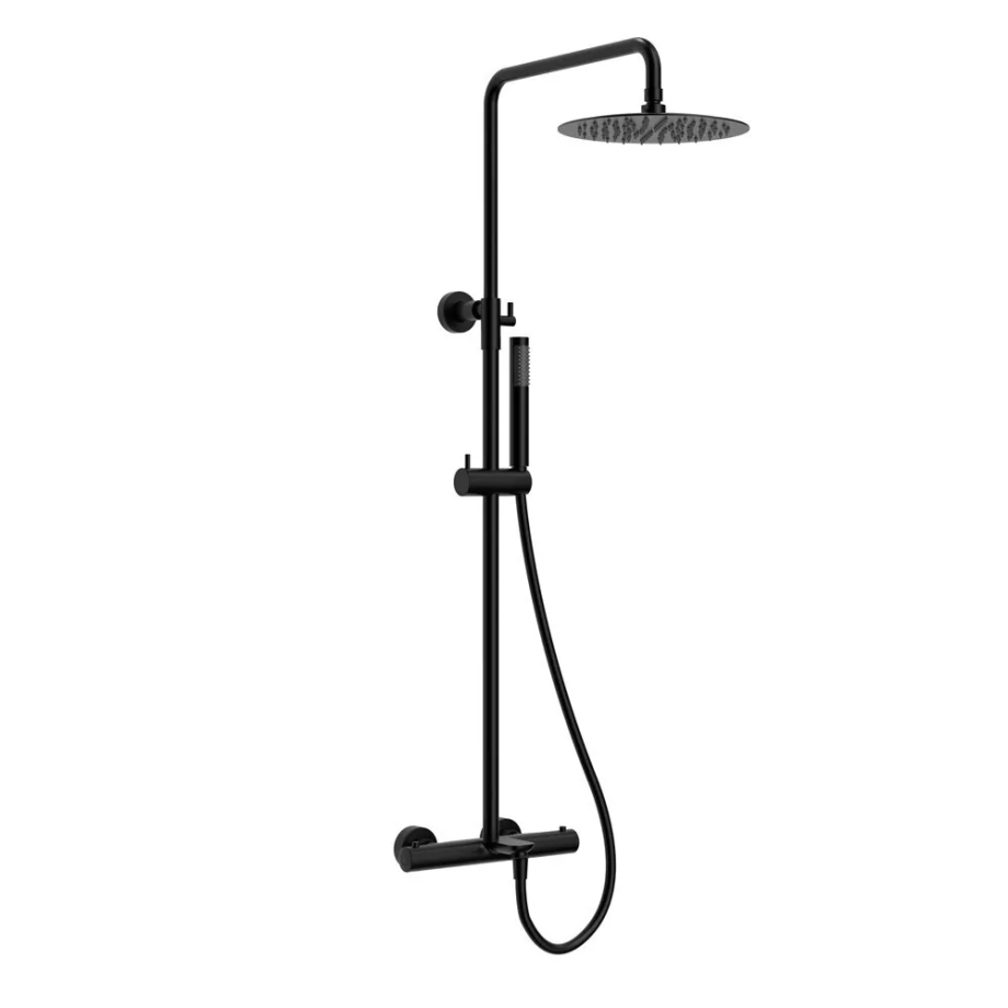 Душевая стойка Raiber Graceful RPB-007 черный матовый