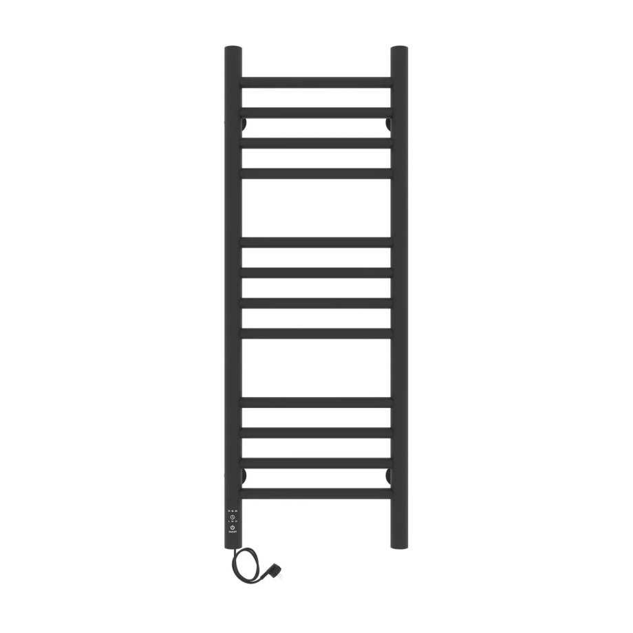 Полотенцесушитель электрический Laris Лаванда ЧКЧ П12 300х900 левый, черный матовый
