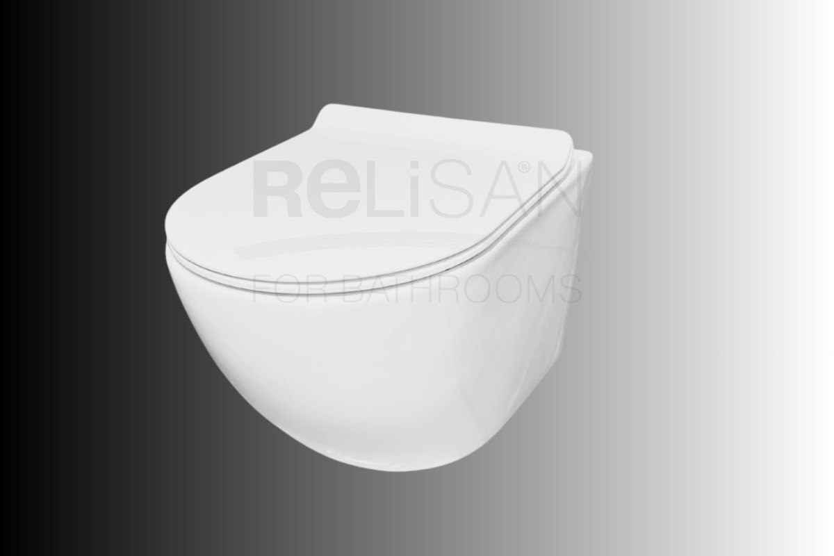 Унитаз подвесной WM 718/смыв торнадо, белый