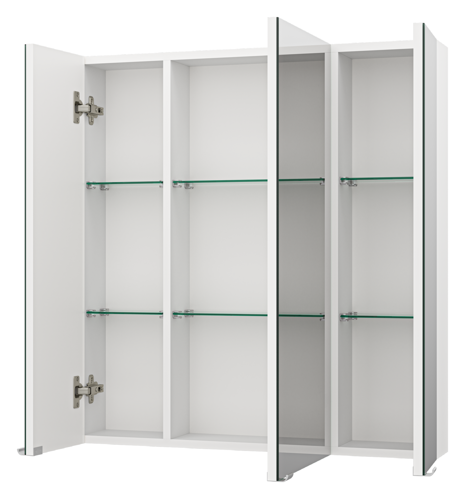 Зеркало-шкаф Misty Аура 75 белый