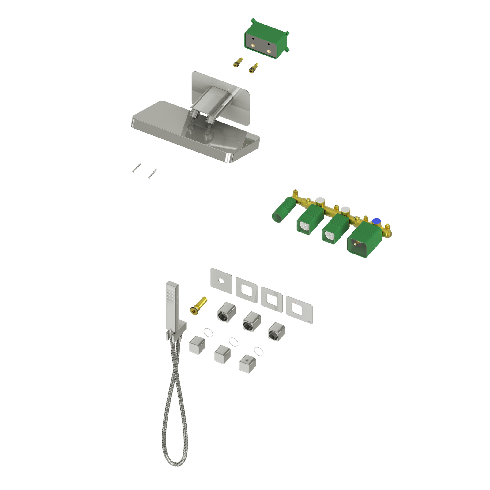 Душевая система встроенная с термостатом Timo Petruma SX-5249/00SM хром