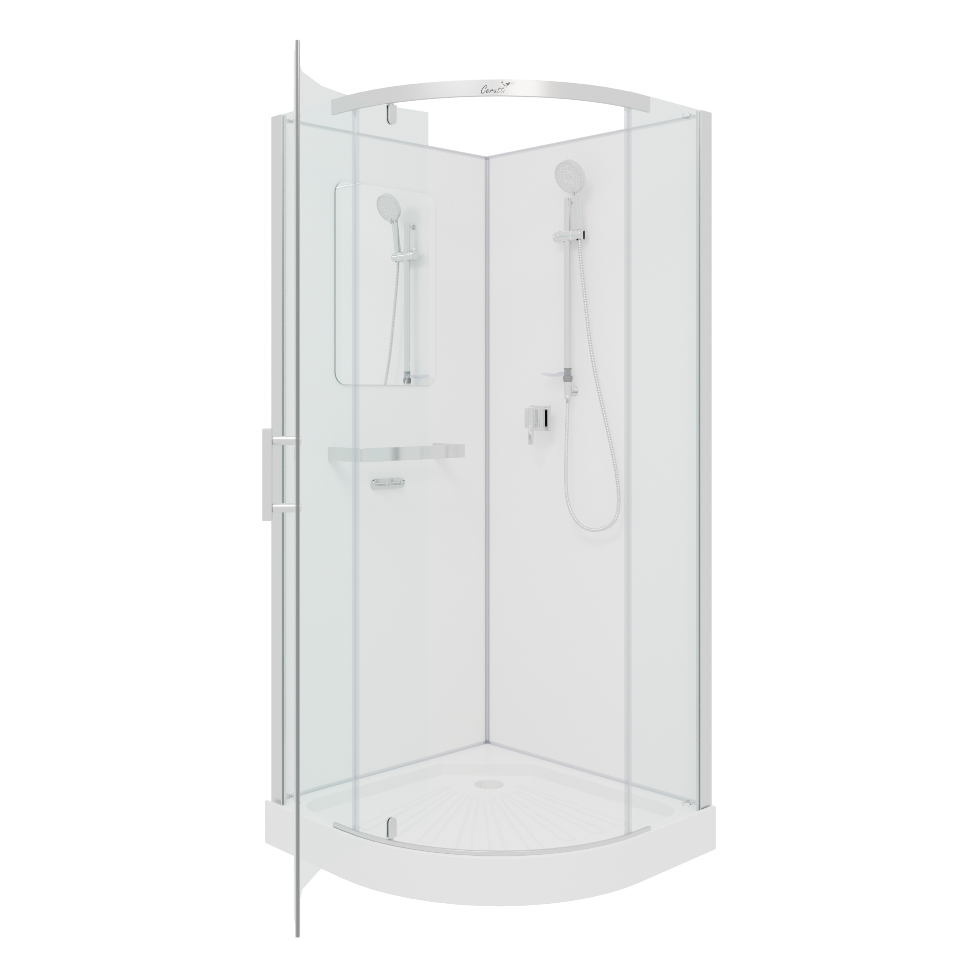 Душевая кабина Cerutti Spa KORRA90T (90x90x205)