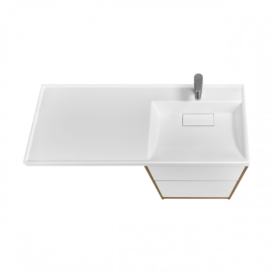 Тумба под раковину AQUATON Лондри 60, Дуб Рустикальный/белый