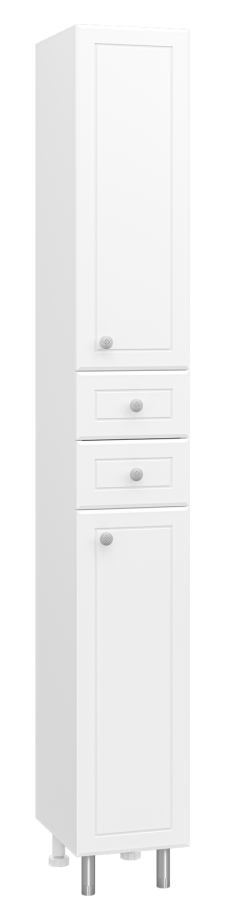 Пенал Misty Мисти 26 напольный, R, белый