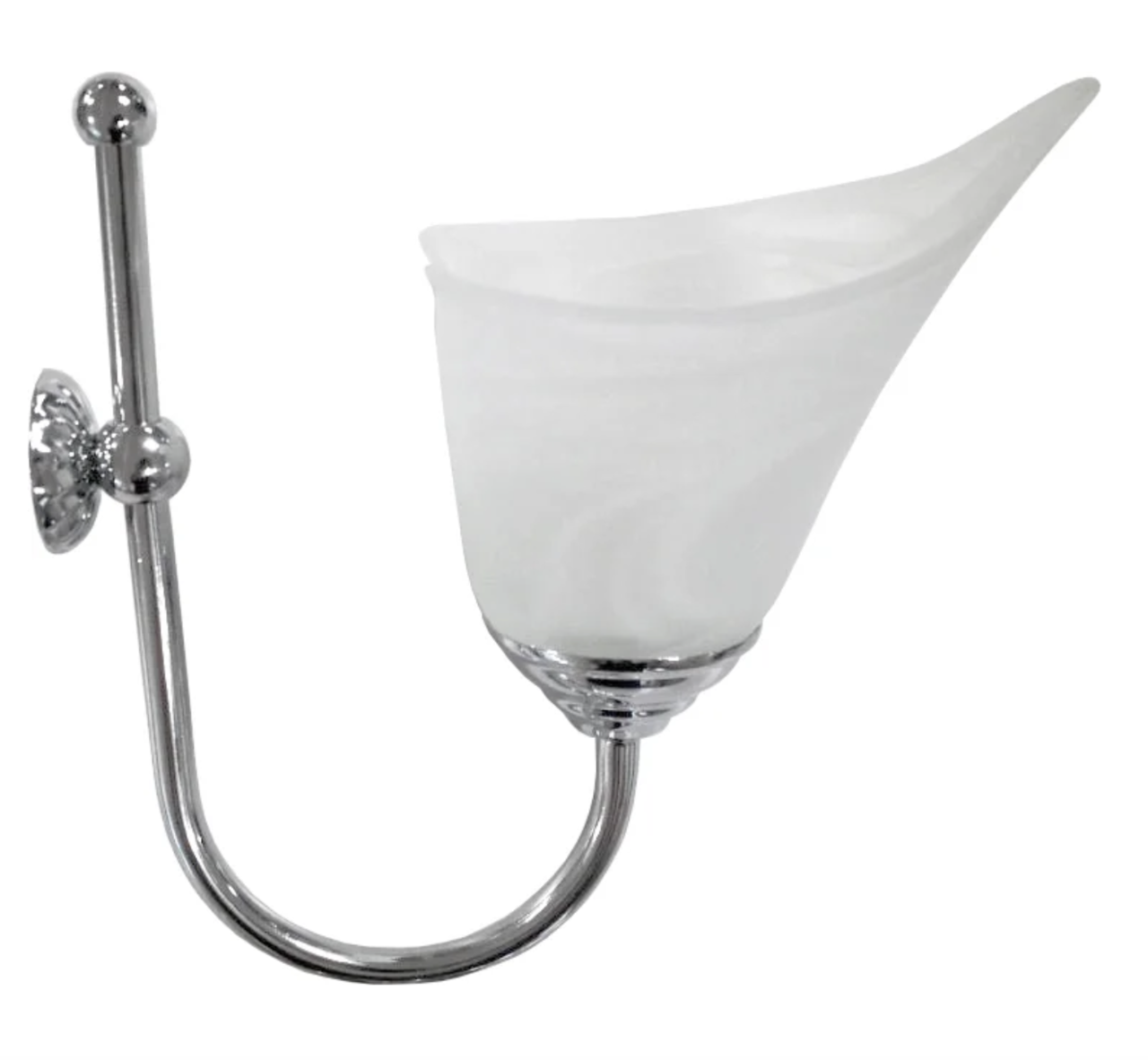 Зеркало ValenHouse Лиора 90 слоновая кость, хром