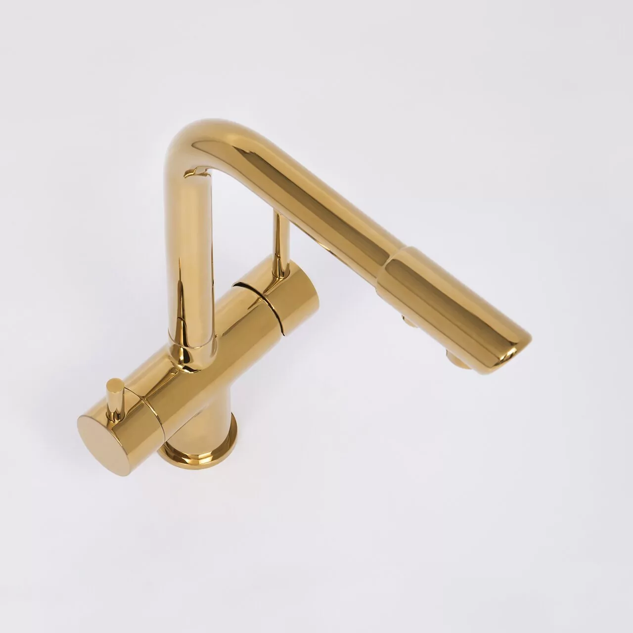 Смеситель для кухни WasserKraft A8377 глянцевое золото