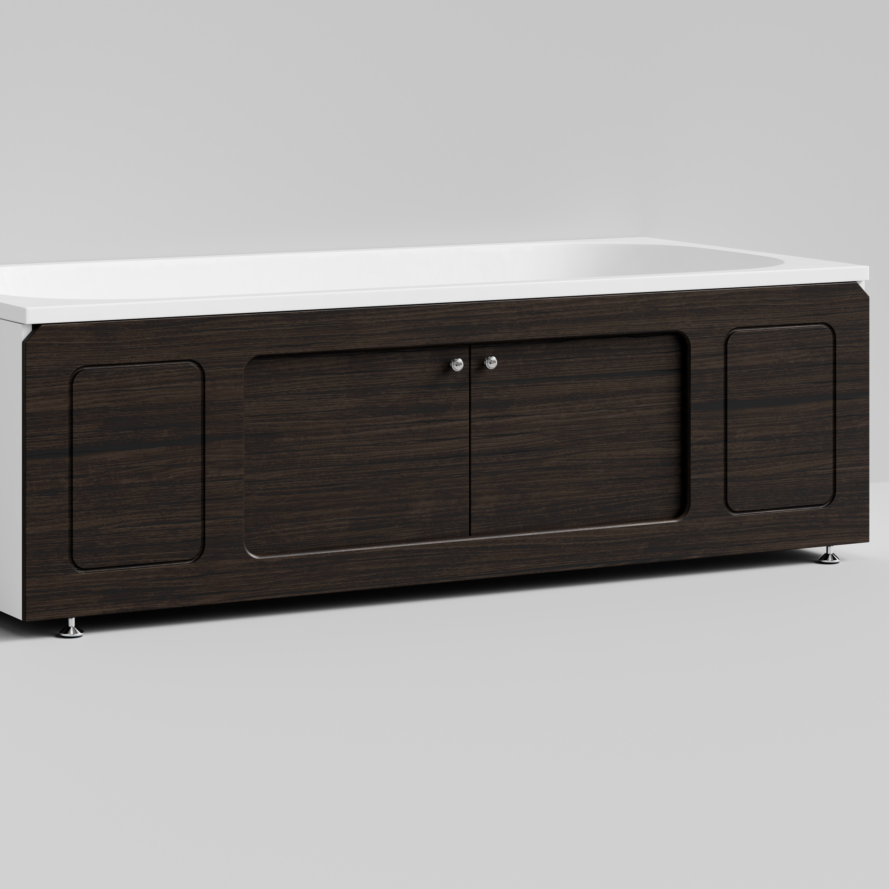 Экран под ванну Vod-ok Лидер 180 раздвижной венге