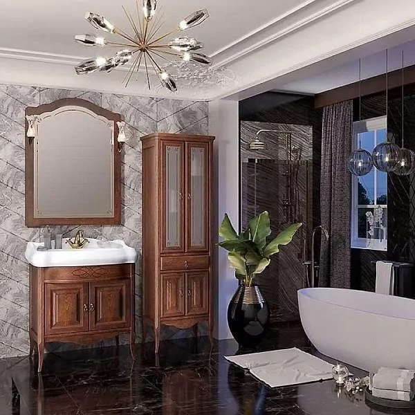 Тумба с раковиной Opadiris Лоренцо 80 светлый орех