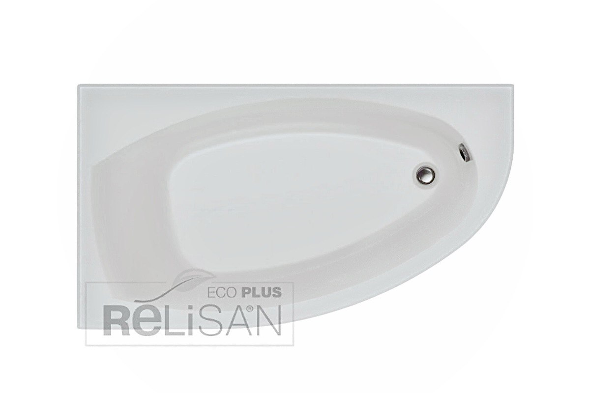 Ванна акриловая Relisan EcoPlus Нева Л 160х90