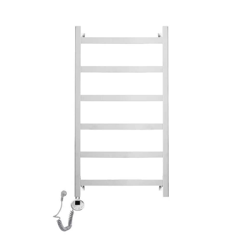 Полотенцесушитель электрический Domoterm Квадро Плюс П6 500Х800 EL левый, хром от магазина Vanna-Vanna.ru!