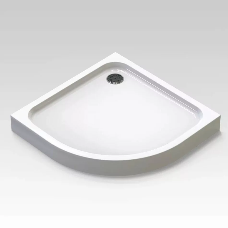 Поддон для душа Veconi TZ01-80PL-01-19С1 80х80 полукруглый, акриловый, белый Поддон для душа Veconi TZ01-80PL-01-19С1 80х80 полукруглый, акриловый, белый