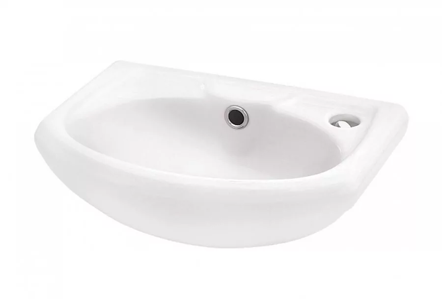 Тумба напольная Style Line Волна №2 40 с раковиной Азов 40, белая