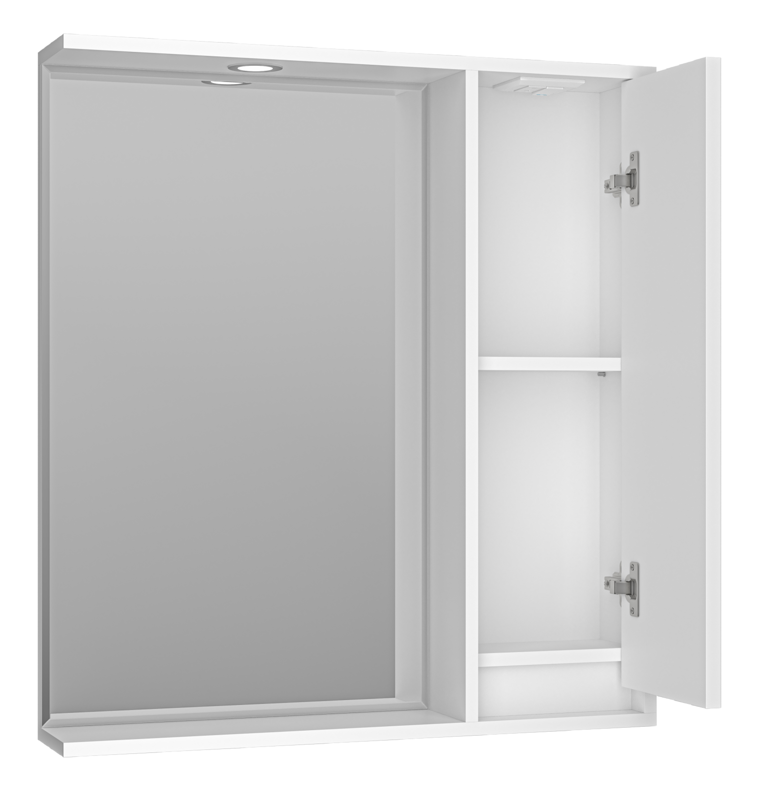 Зеркало-шкаф Brevita Balaton 75 R, белый