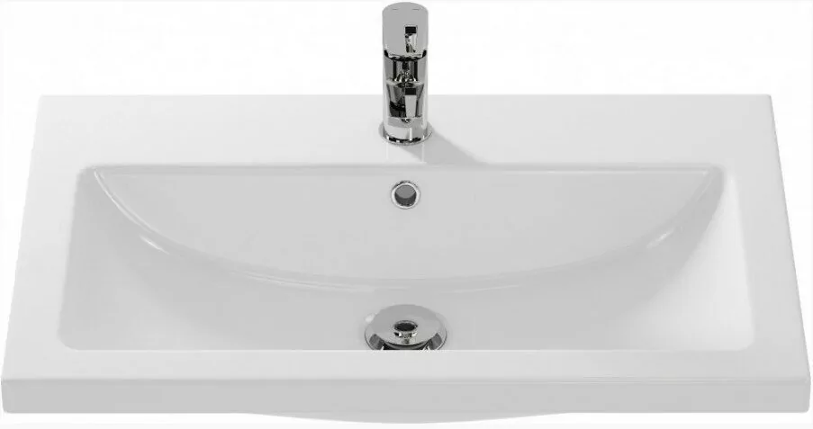 Тумба с раковиной Bellezza Асти 70 напольная белая