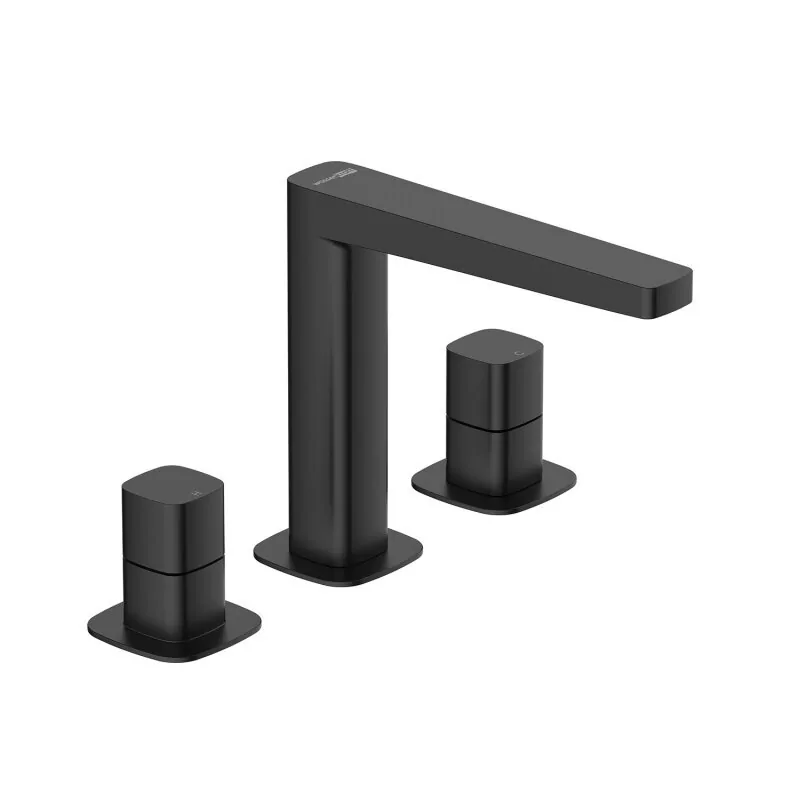 Смеситель для раковины WasserKraft Nuthe 9135 черный Soft-touch