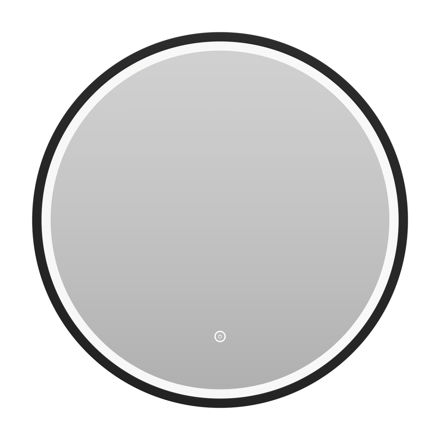 Зеркало Misty Альферац 600x600 черный