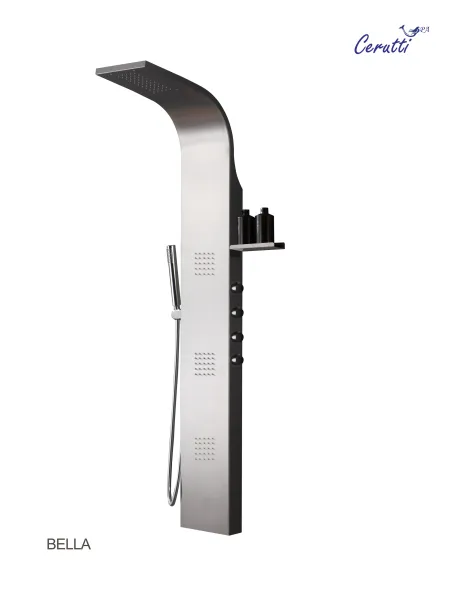 Душевая панель Ceruttispa BELLA CT11128 из нержавеющей стали, цвет хром