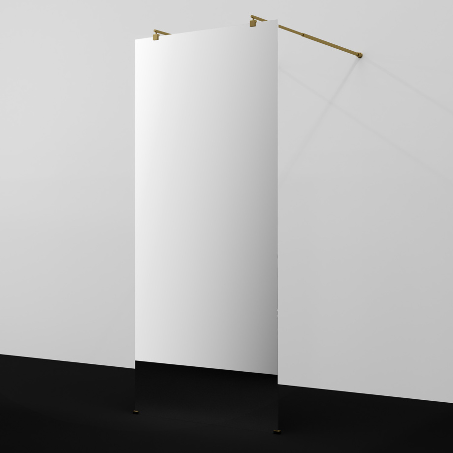 Душевая перегородка WasserKRAFT Vechte 60W39BG-MR матовое золото