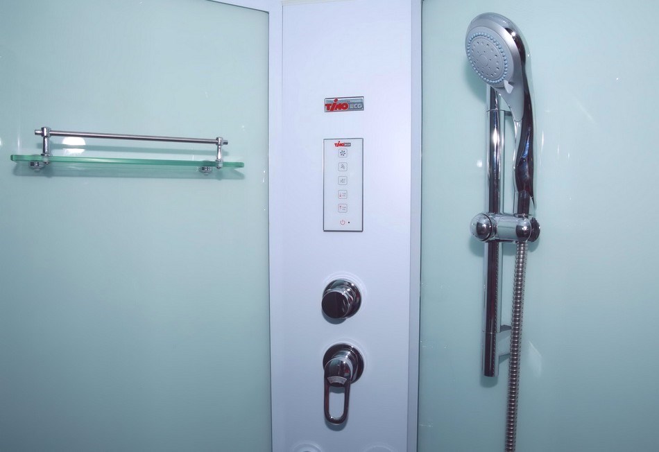 Душевая кабина Timo eco ТЕ-0702 L 120*80*218, турецкая баня хамам, стульчик прозрачный