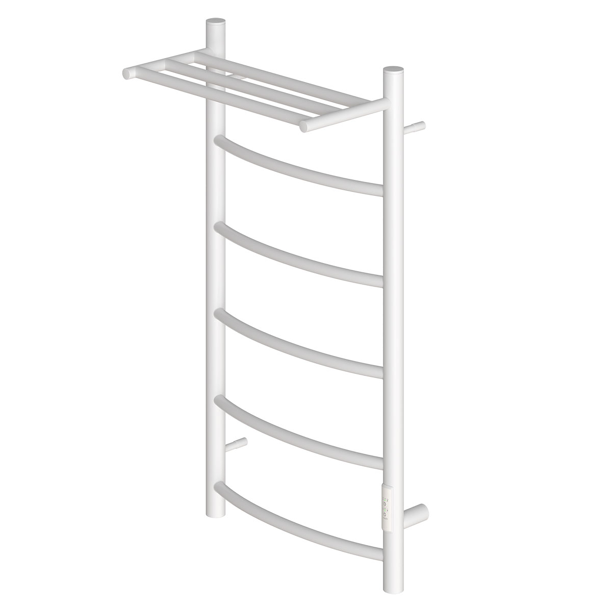 Полотенцесушитель электрический APEXTERMO Corona CR01184WM 800x400 с полкой, белый матовый