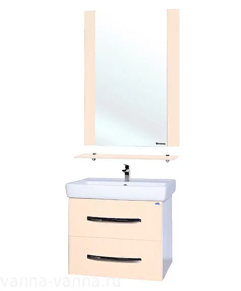 Мебель для ванной Bellezza Рокко 60 комплект, подвесной, бежевый Мебель для ванной Bellezza Рокко 60 комплект, подвесной, бежевый