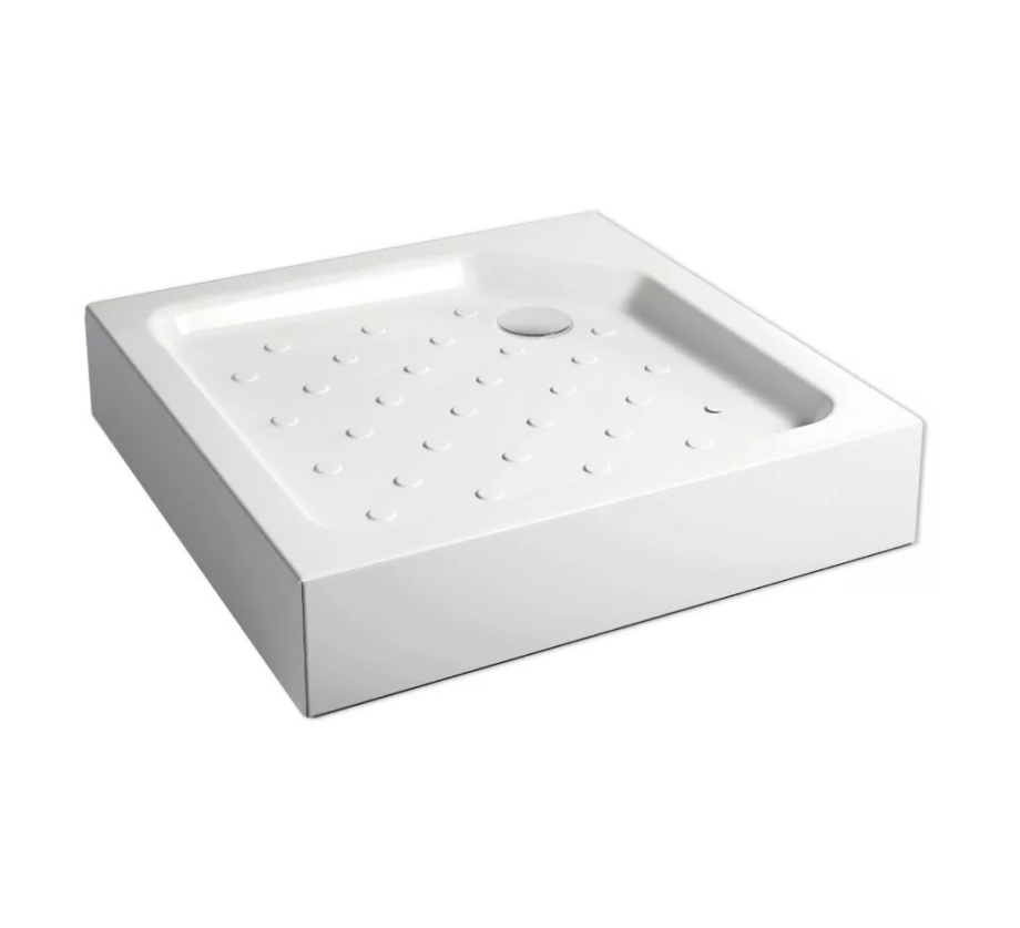 Поддон для душа Метакам Universal N 90х90 квадратный, акриловый, белый Поддон для душа Метакам Universal N 90х90 квадратный, акриловый, белый