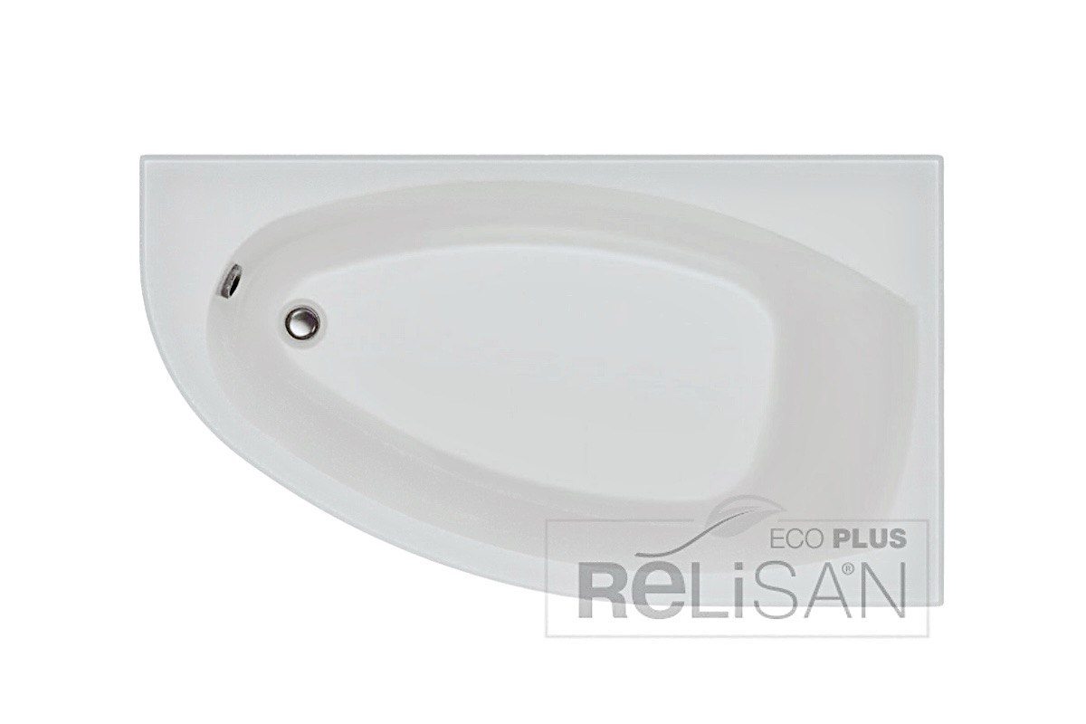 Ванна акриловая Relisan EcoPlus Нева П 160х90