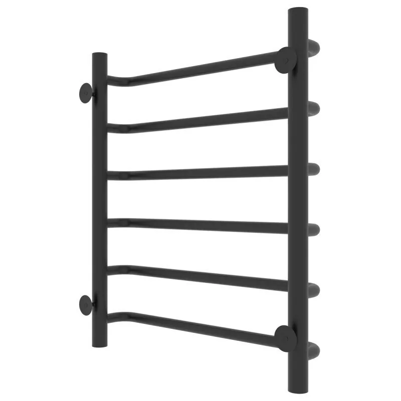 Полотенцесушитель водяной Laris Стандарт П6 500х600 черный матовый