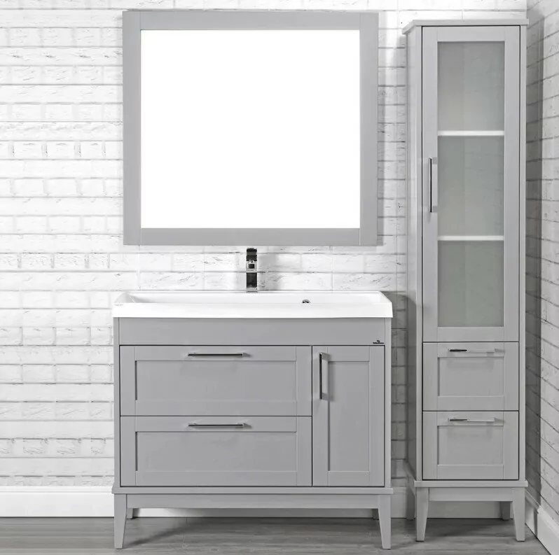 Зеркало ValenHouse Эйвори 105 серый