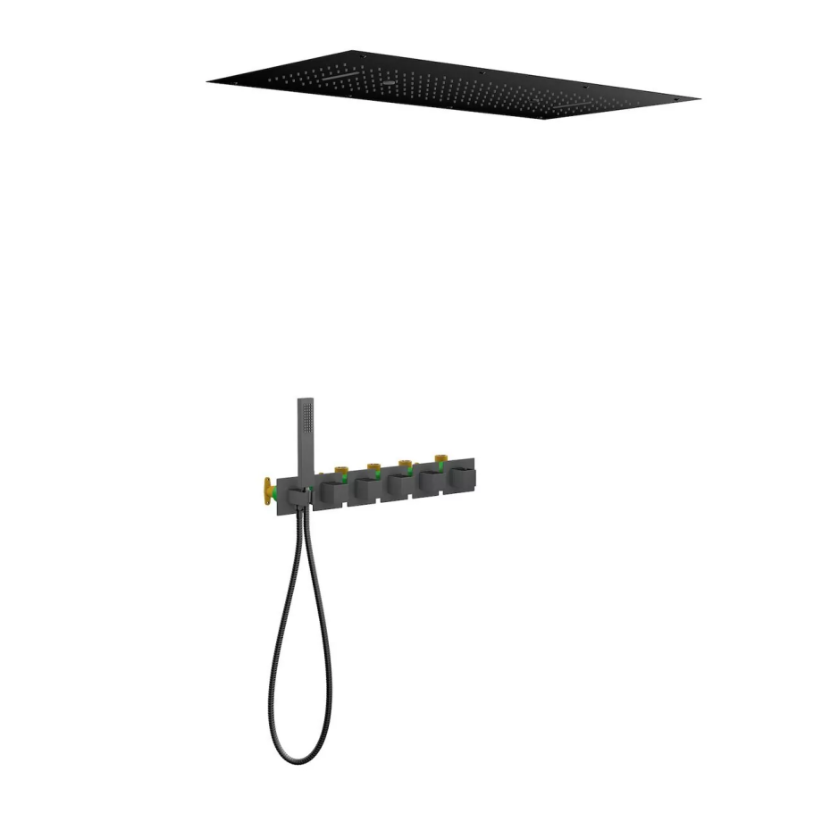 Душевой комплект Timo Petruma SX-5329/03SM черный матовый
