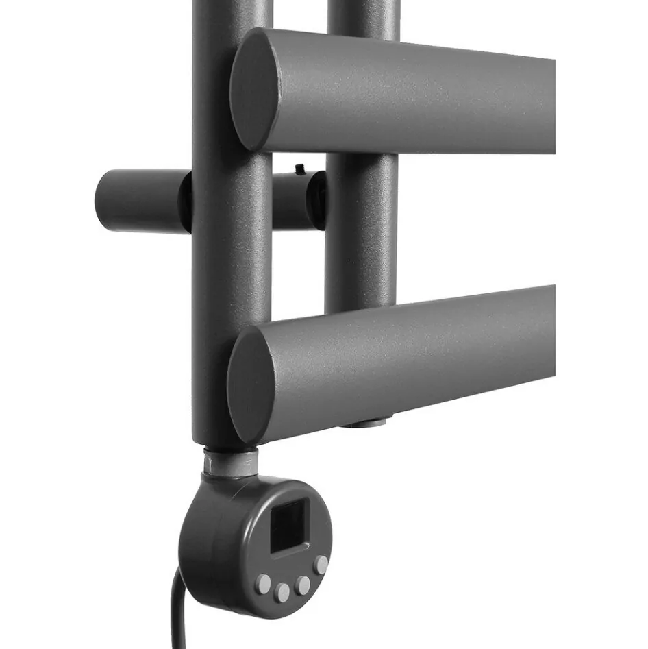 Полотенцесушитель электрический Domoterm Гамма П7 500х780 EL левый, графит