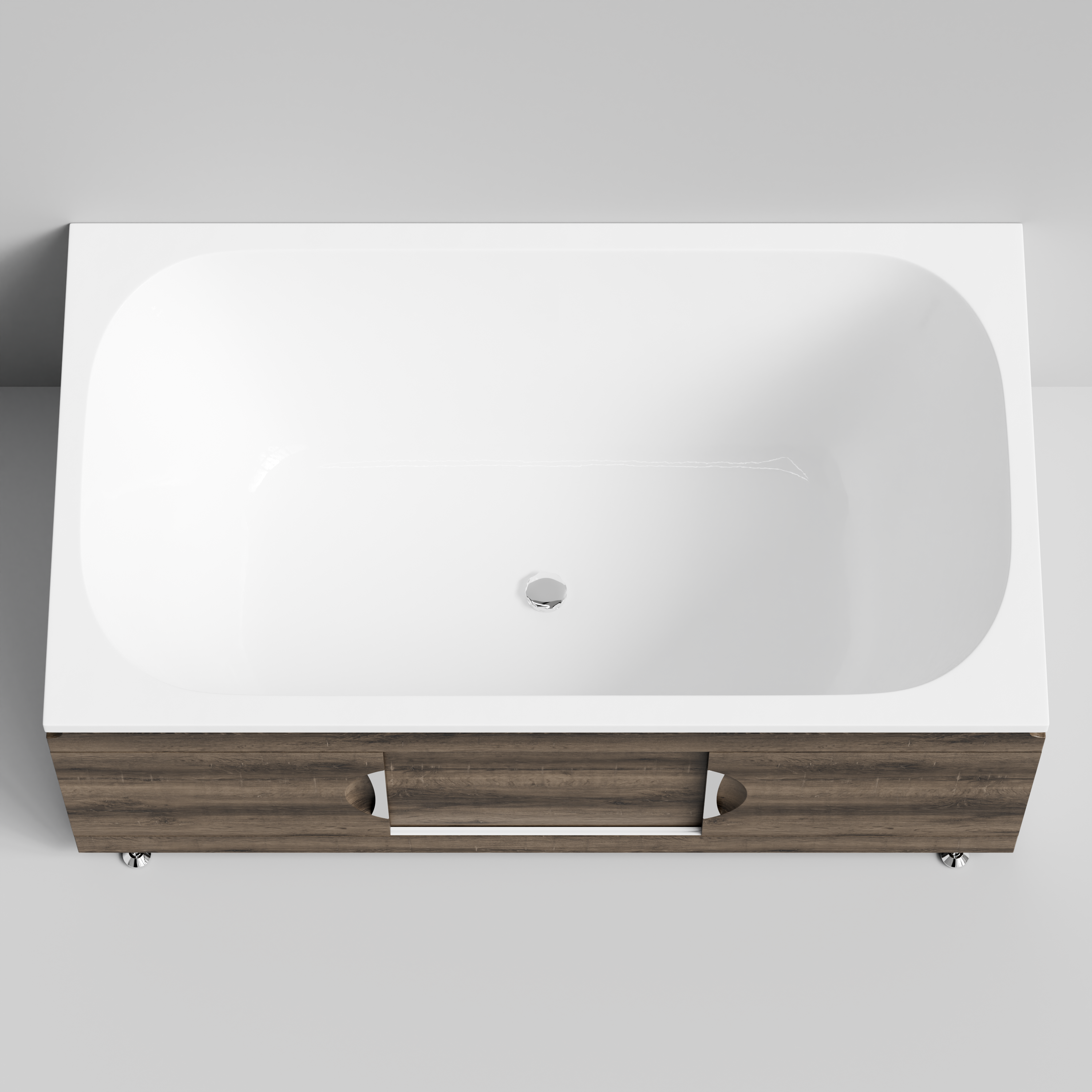 Экран под ванну Vod-ok Топ 150 раздвижной Дуб крымский коричневый