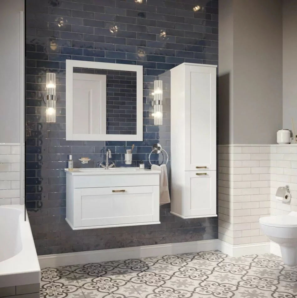 Пенал Sanflor Ванесса 35 R подвесной, белый