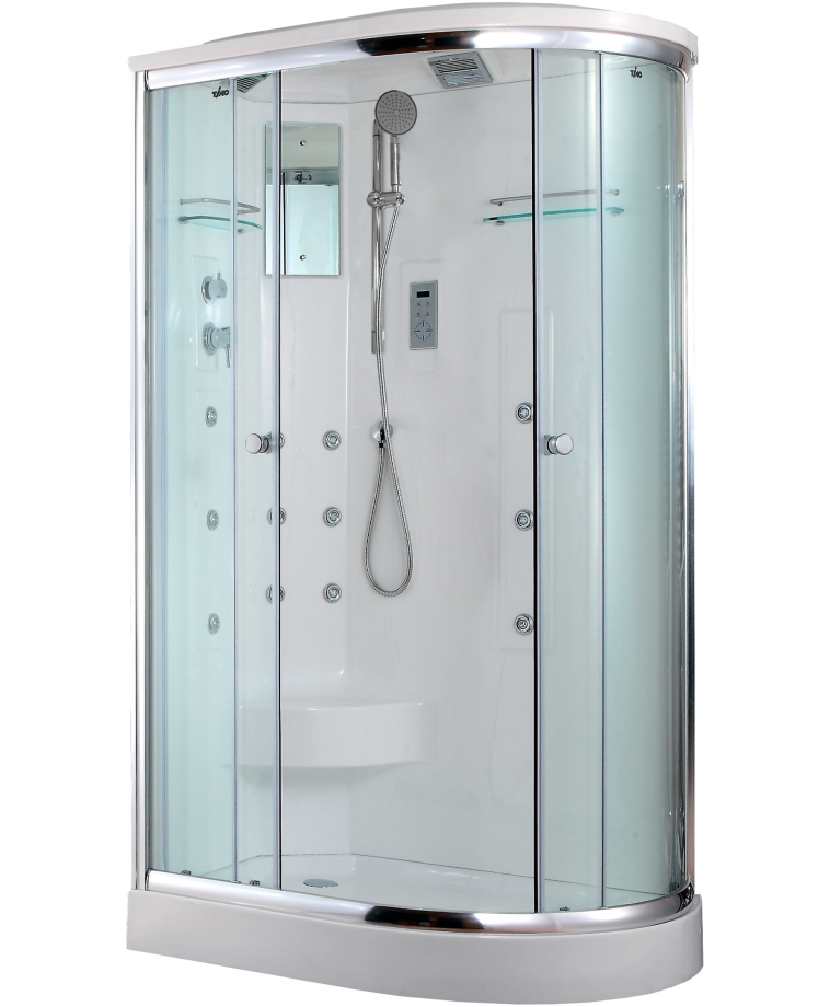 Душевая кабина Timo Lux T-7702 L 120*85*225, турецкая баня хамам