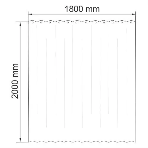 Тканевая шторка WasserKraft Main SC-47101 от магазина Vanna-Vanna.ru!