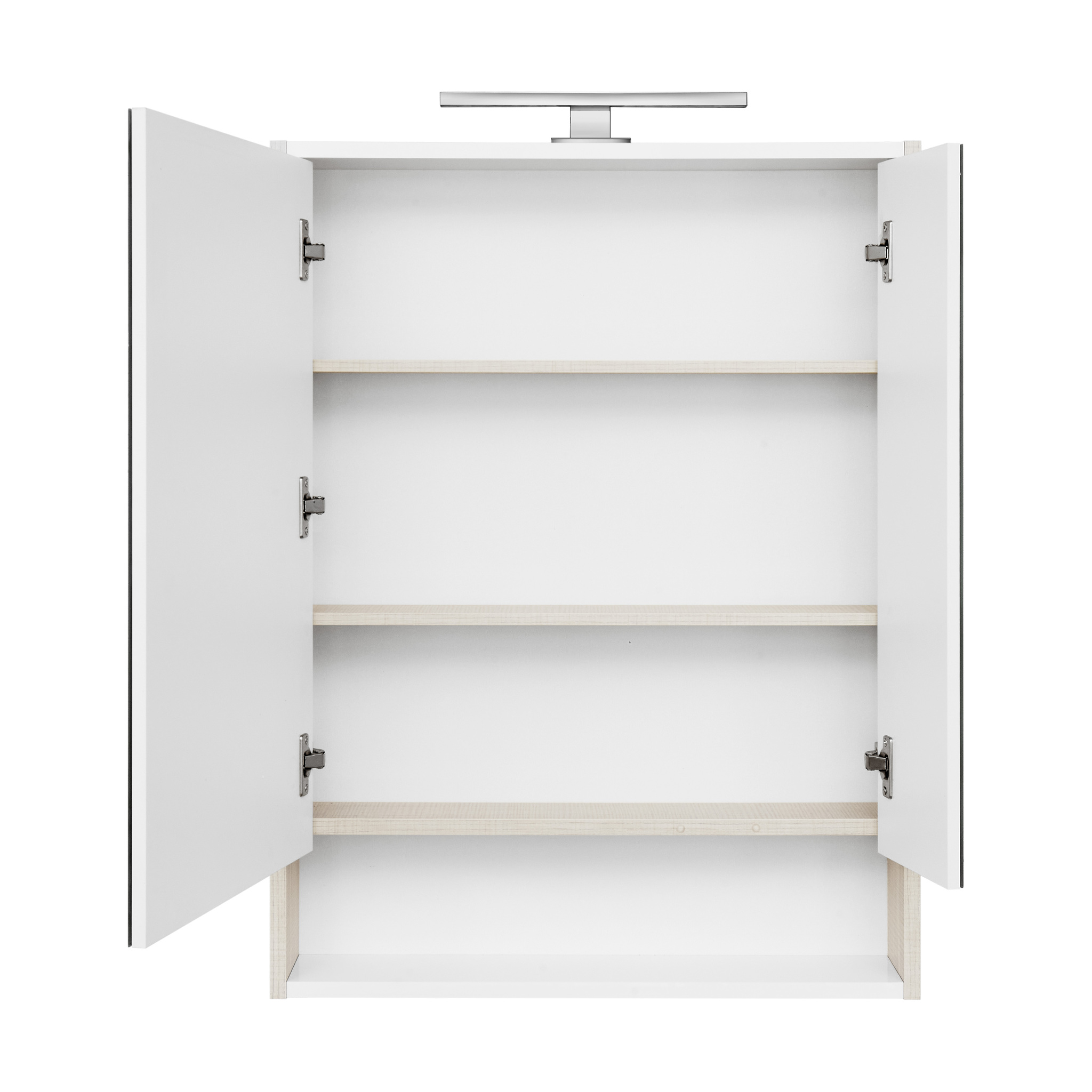 Зеркало-шкаф Aquaton Рико 65 белый, ясень фабрик