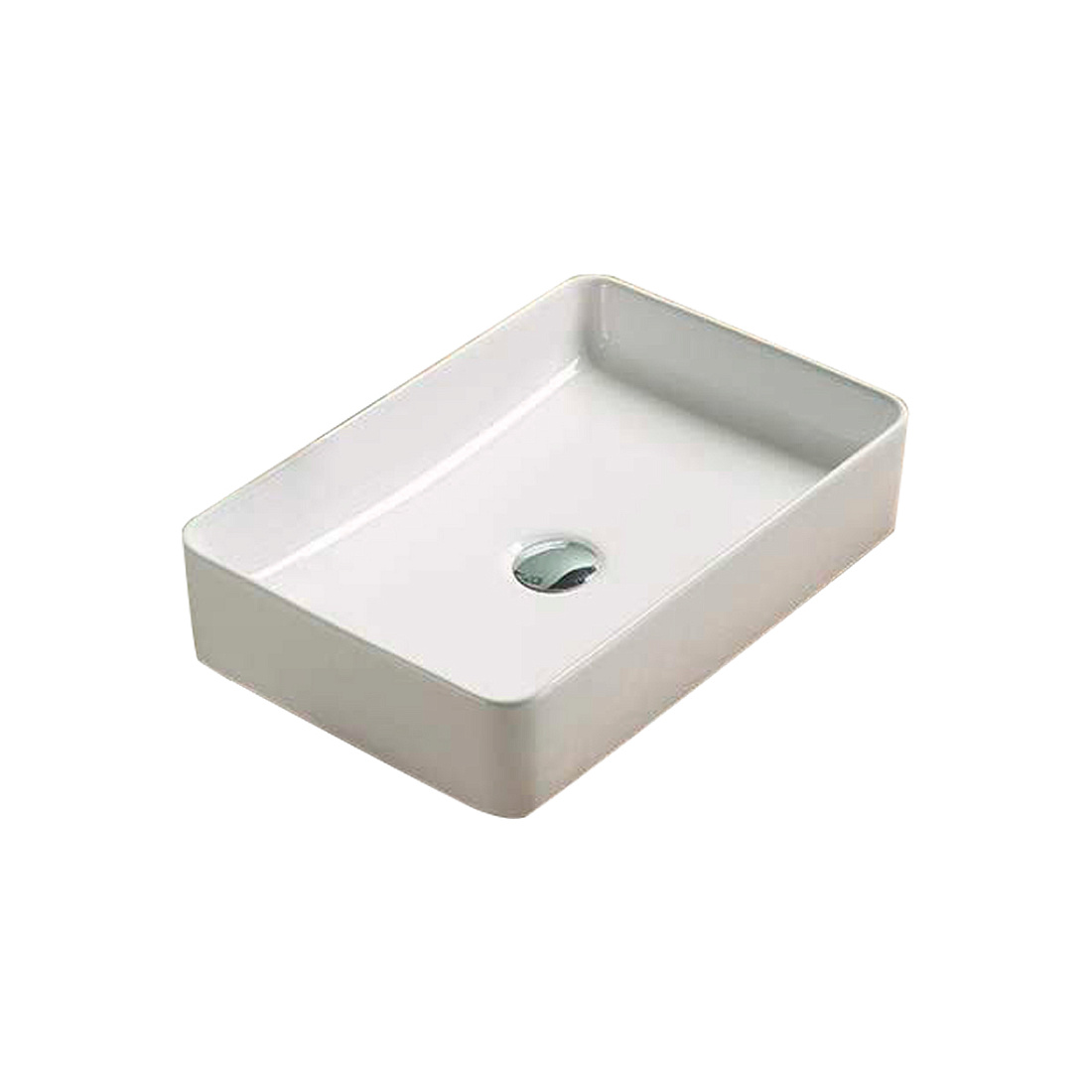 Тумба подвесная EQUIL Smile 60 столешница 60, раковина накладная Smile/Ferro, 2 ящика, белый/лен антрацит