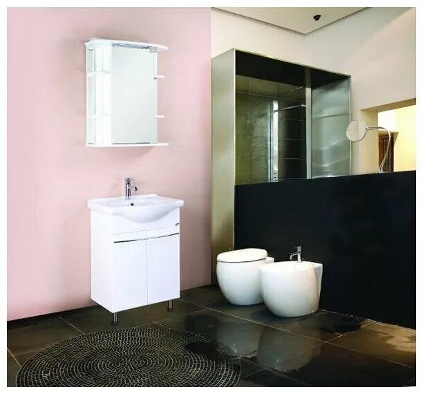 Зеркало-шкаф Onika Глория 65.02 L левый, свет, белый