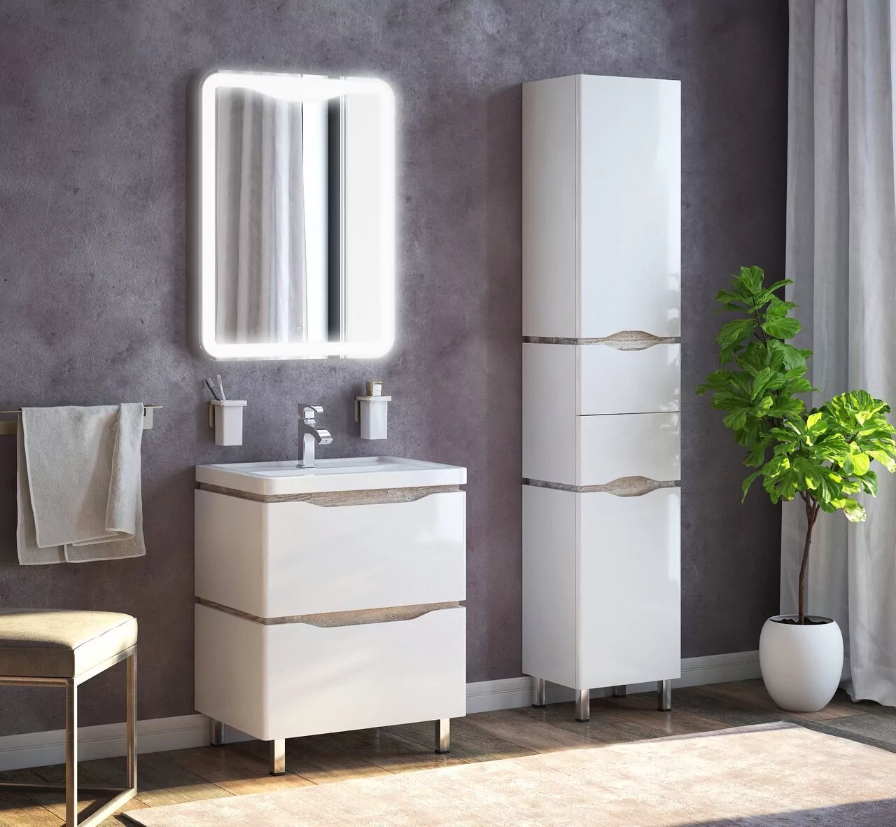 Зеркало Corozo Орли 60х80 A свет, сенсор