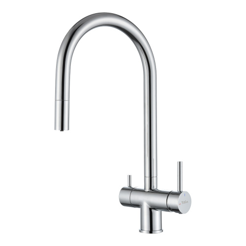 Смеситель для кухни с подключением фильтра Rivelato Trevi 2433505, хром от магазина Vanna-Vanna.ru!