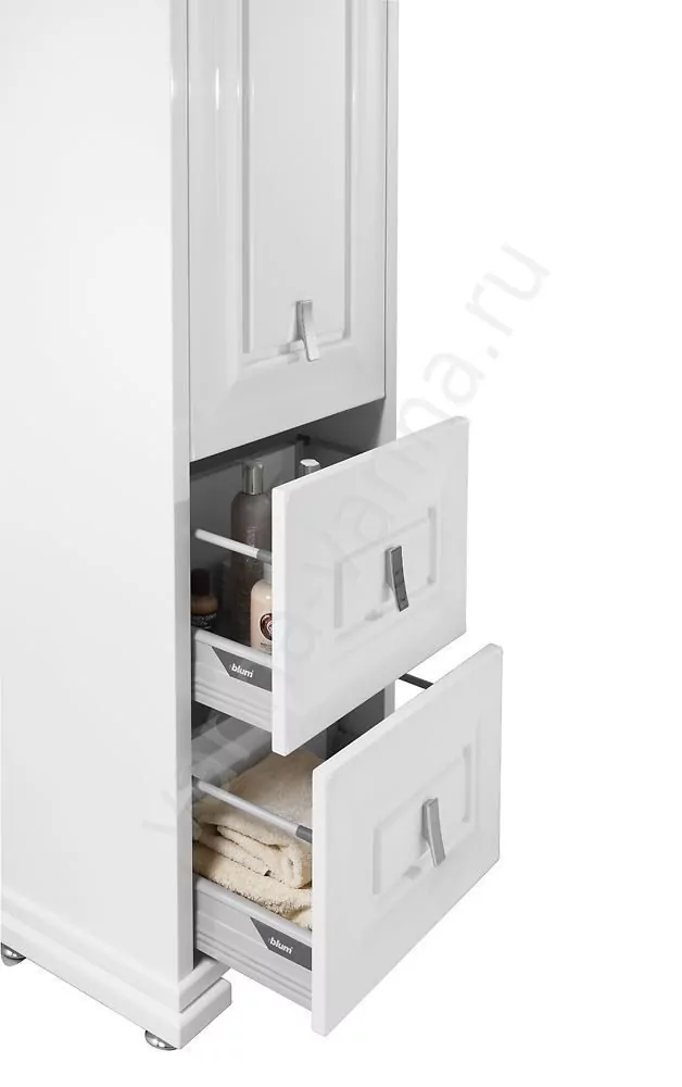 Пенал Vod-ok Elite Риккардо 50 L/R напольный, белый